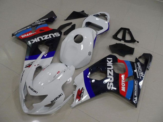Suzuki GSXR 750 K4 2004-2005 - Branco Azul Motul