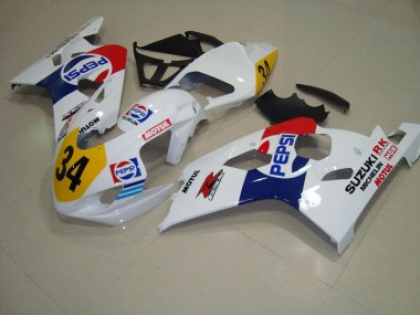 Suzuki GSXR 750 K4 2004-2005 - Branco Azul Pepsi 34