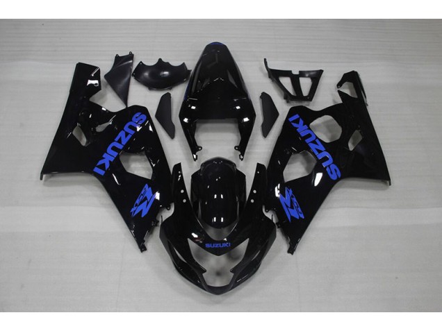 Suzuki GSXR 750 K4 2004-2005 - Preto Azul Decalque Suzuki GSXR 750 K4 2004-2005 - Preto Azul Decalque
