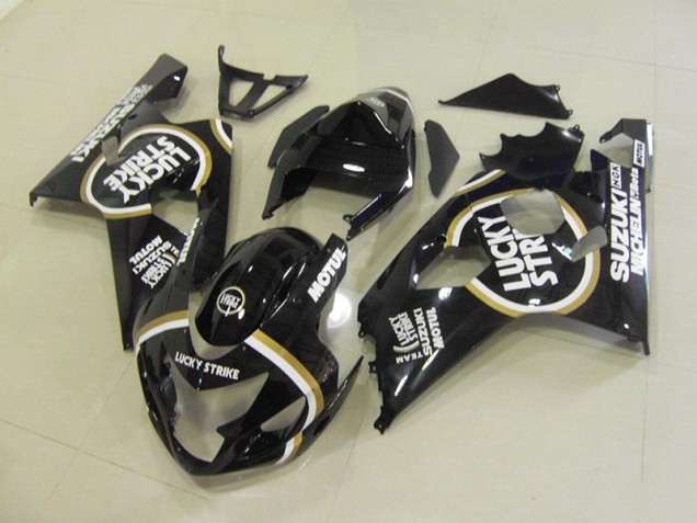 Suzuki GSXR 750 K4 2004-2005 - Preto Branco Lucky Strike Motul