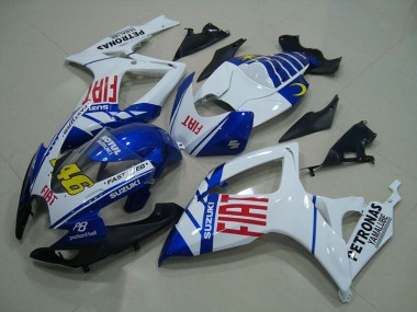 Suzuki GSXR 750 K6 2006-2007 - Azul Branco Fiat 46