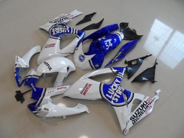Suzuki GSXR 750 K6 2006-2007 - Azul Branco Lucky Strike Motul 34