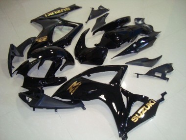 Suzuki GSXR 750 K6 2006-2007 - Preto Ouro Decalque