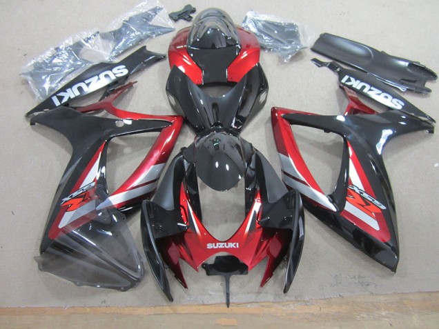 Suzuki GSXR 750 K6 2006-2007 - Preto Vermelho
