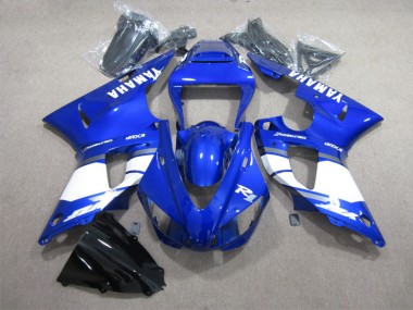Yamaha R1 1998-1999 - Azul Branco Decalque