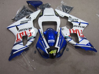 Yamaha R1 1998-1999 - Azul Branco Motul Dunlop 46