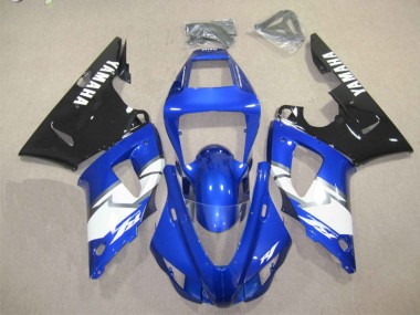 Yamaha R1 1998-1999 - Azul Preto Branco Decalque