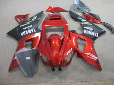 Yamaha R1 1998-1999 - Vermelho Preto Branco Decalque