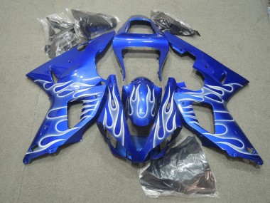 Yamaha R1 2000-2001 - Azul Branco Chama