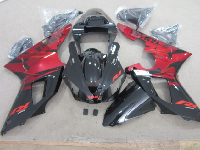 Yamaha R1 2000-2001 - Preto Vermelho