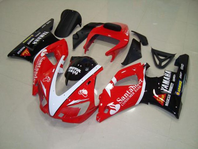 Yamaha R1 2000-2001 - Vermelho Preto Branco