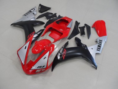 Yamaha R1 2002-2003 - Vermelho Fosco Prata
