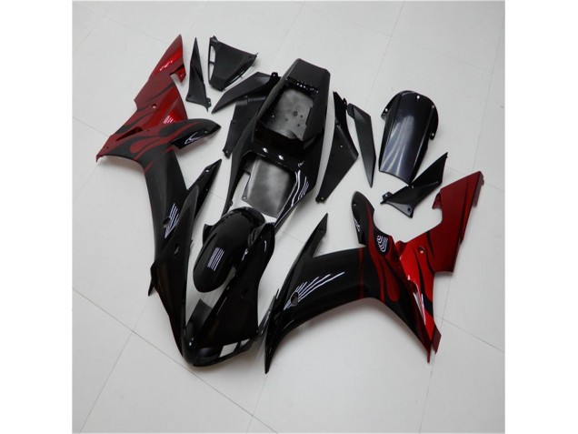 Yamaha R1 2004-2006 - Preto Vermelho Yamaha R1 2004-2006 - Preto Vermelho