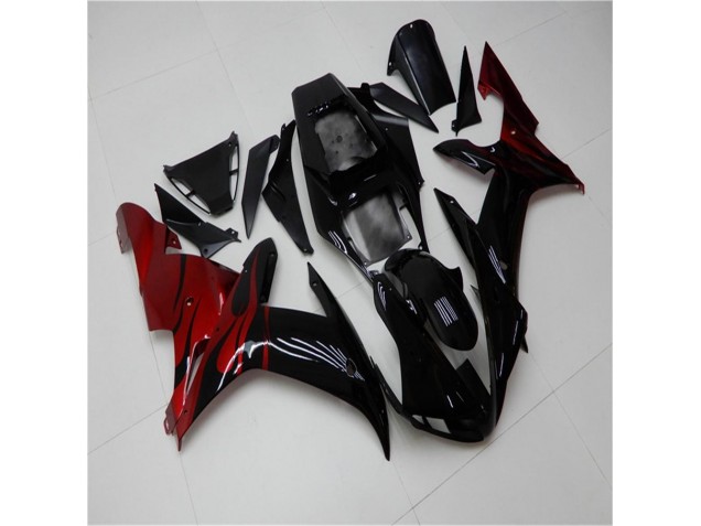 Yamaha R1 2004-2006 - Preto Vermelho Yamaha R1 2004-2006 - Preto Vermelho
