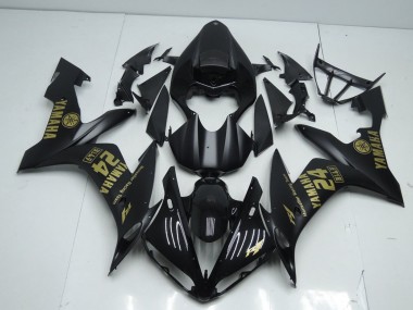Yamaha R1 2004-2006 - Vermelho Preto Fosco Ouro