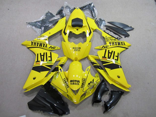 Yamaha R1 2007-2008 - Amarelo Preto Motul Fiat Yamaha R1 2007-2008 - Amarelo Preto Motul Fiat