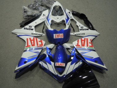 Yamaha R1 2007-2008 - Azul Branco Vermelho Fiat