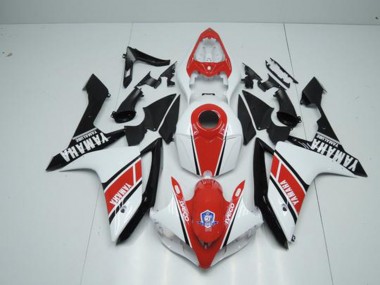 Yamaha R1 2007-2008 - Fábrica Vermelho Branco