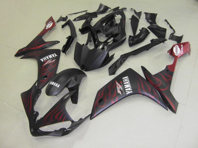 Yamaha R1 2007-2008 - Fosco Vermelho Chama