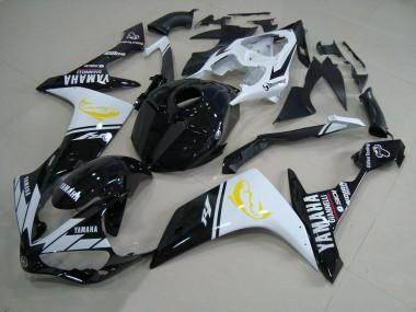 Yamaha R1 2007-2008 - Preto Branco Dolphin