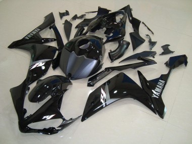 Yamaha R1 2007-2008 - Preto Brilhante Branco