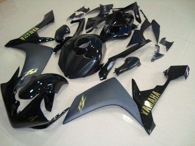 Yamaha R1 2007-2008 - Preto Fosco Ouro