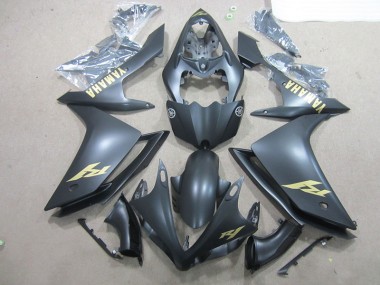 Yamaha R1 2007-2008 - Preto Ouro Decalque