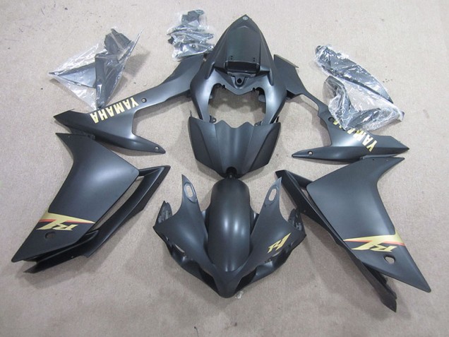 Yamaha R1 2007-2008 - Preto Ouro Decalque Yamaha R1 2007-2008 - Preto Ouro Decalque