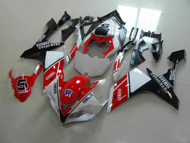 Yamaha R1 2007-2008 - Vermelho Branco Adesivos