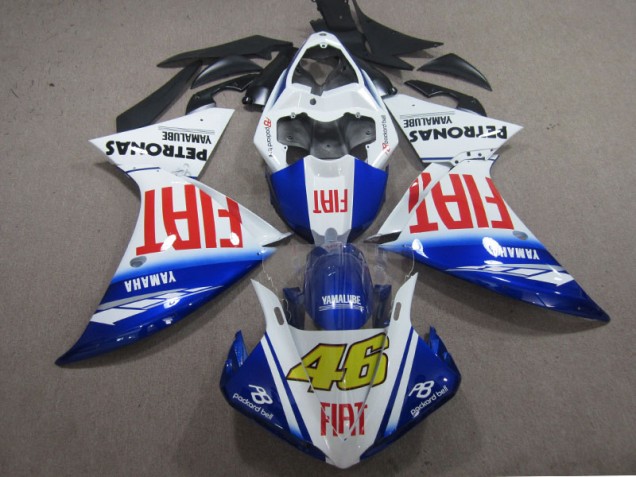 Yamaha R1 2009-2011 - Azul Branco Fiat 46 Yamaha R1 2009-2011 - Azul Branco Fiat 46