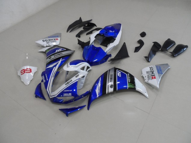 Yamaha R1 2009-2011 - Azul Branco