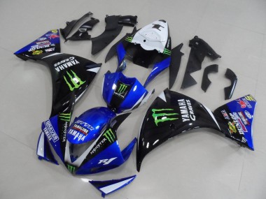 Yamaha R1 2009-2011 - Azul Preto Monster
