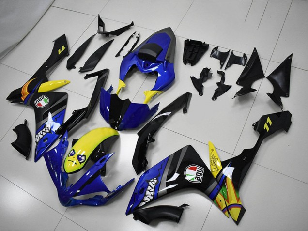 Yamaha R1 2009-2011 - Azul Tubarão