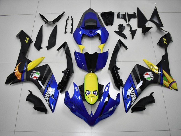 Yamaha R1 2009-2011 - Azul Tubarão