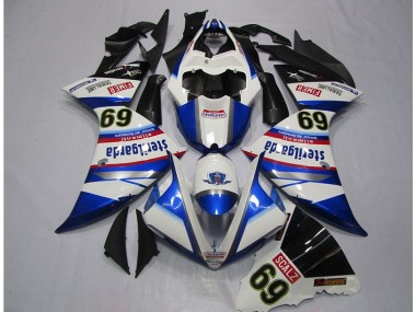 Yamaha R1 2009-2011 - Branco Azul Sterilgarda SCALZ 69