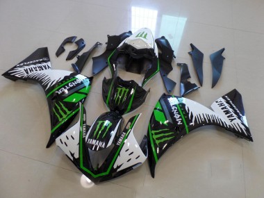 Yamaha R1 2009-2011 - Branco Verde Grande Monster