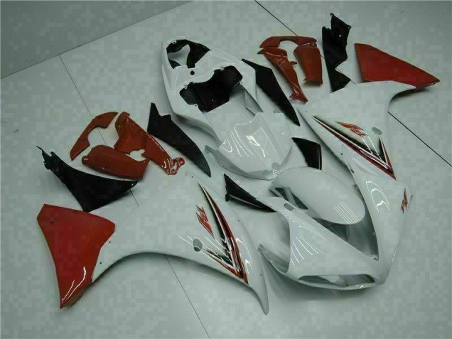 Yamaha R1 2009-2011 - Branco Vermelho