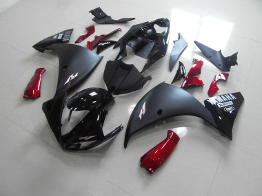 Yamaha R1 2009-2011 - Preto Fosco Vermelho