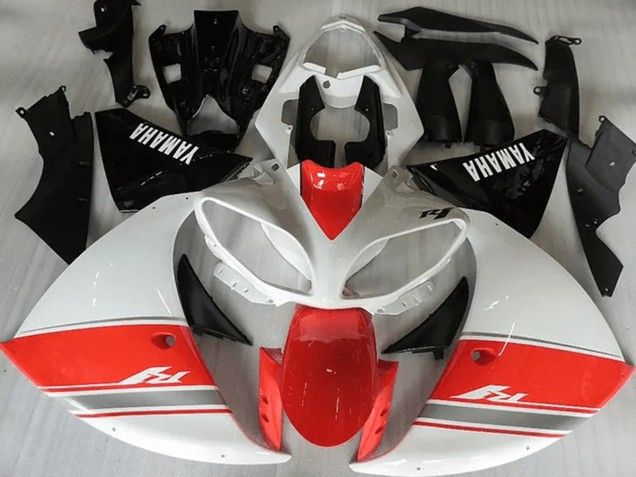 Yamaha R1 2009-2011 - Racy Vermelho Branco Preto