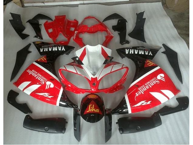 Yamaha R1 2009-2011 - Vermelho Branco & Preto Graphic Yamaha R1 2009-2011 - Vermelho Branco & Preto Graphic