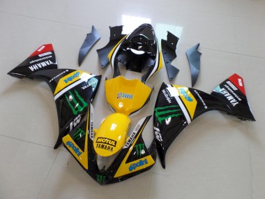 Yamaha R1 2012-2014 - Amarelo Preto Monster