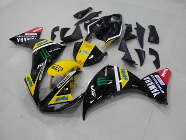 Yamaha R1 2012-2014 - Amarelo Preto Monster