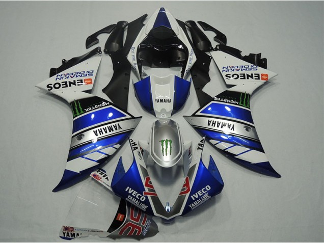 Yamaha R1 2012-2014 - Azul Branco IVECO Yamaha R1 2012-2014 - Azul Branco IVECO