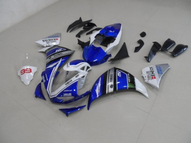Yamaha R1 2012-2014 - Azul Branco