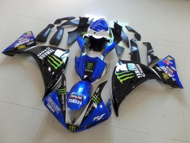 Yamaha R1 2012-2014 - Azul Preto Monster