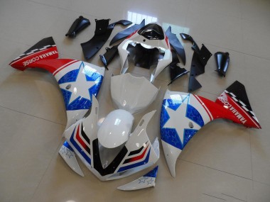 Yamaha R1 2012-2014 - Branco Preto Ducati Estrela