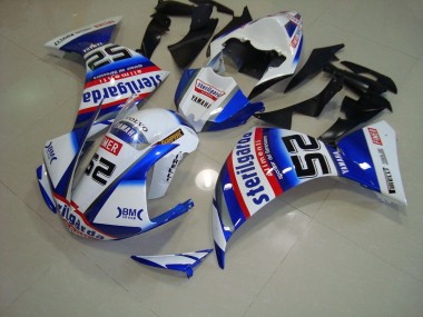 Yamaha R1 2012-2014 - Branco Preto Sterilgarda