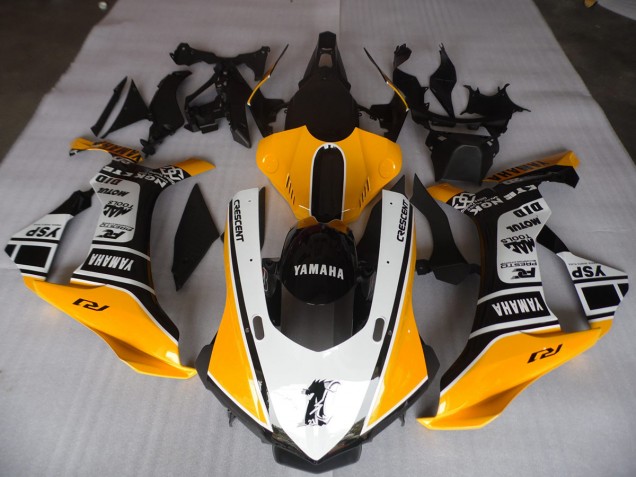 Yamaha R1 2015-2019 - Amarelo Branco Preto
