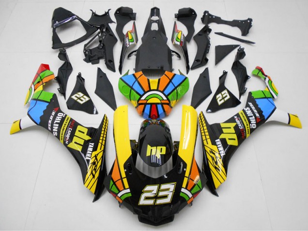 Yamaha R1 2015-2019 - Amarelo Preto 23 Yamaha R1 2015-2019 - Amarelo Preto 23