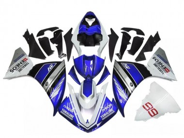 Yamaha R1 2015-2019 - Branco Azul Prata